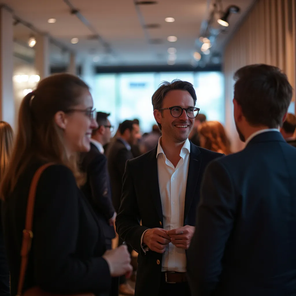 Evento de networking financiero